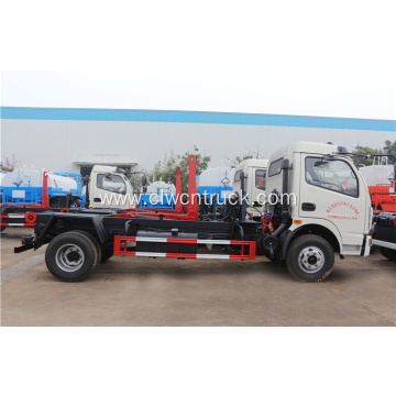 Guranteed 100% Dongfeng 6-8cbm hook garbage trucks